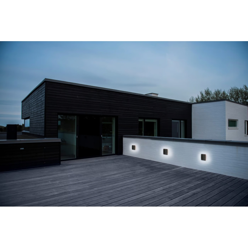 Nordlux - Aplique LED para exterior ARTEGO LED/7,2W/230V 3000K IP54 negro