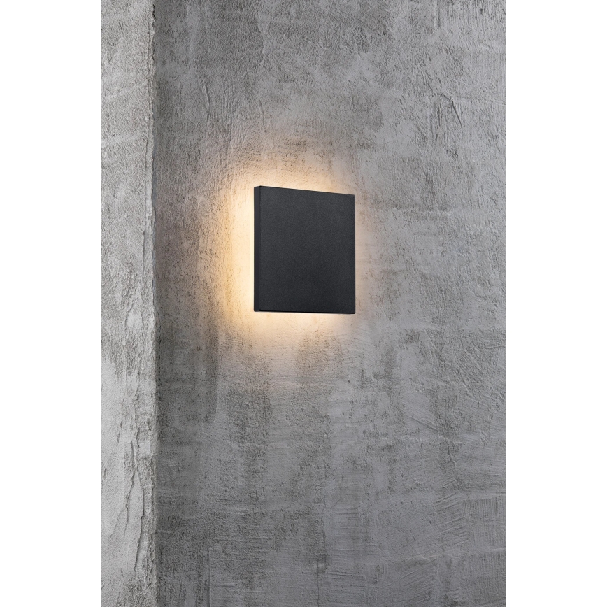 Nordlux - Aplique LED para exterior ARTEGO LED/7,2W/230V 3000K IP54 negro