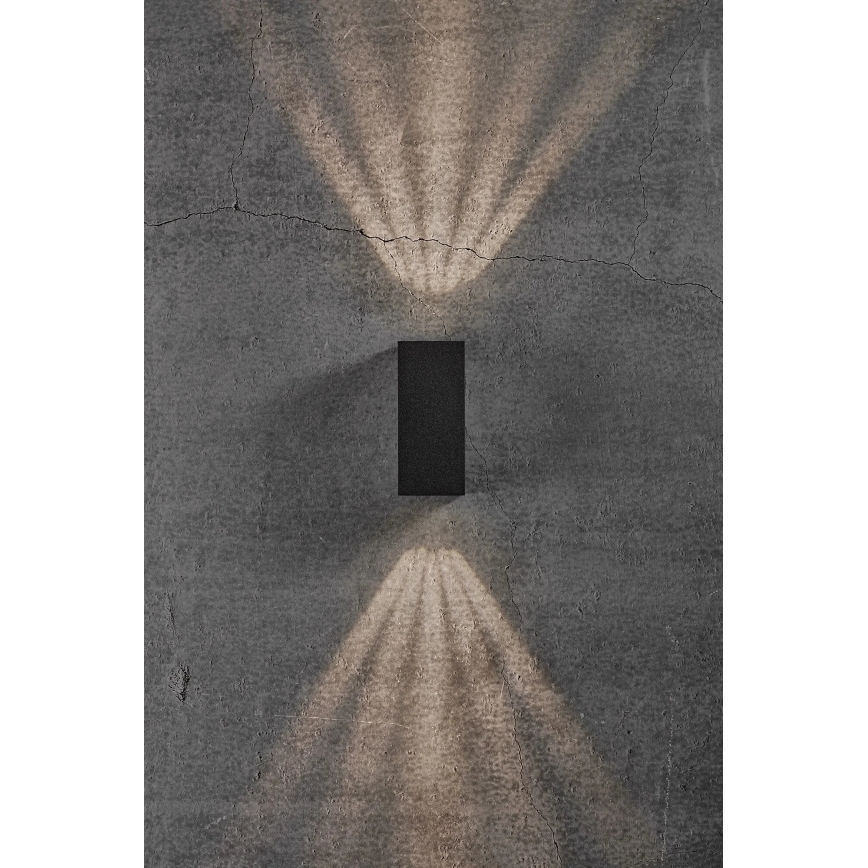 Nordlux - Aplique LED para exterior ASBOL LED/13,3W/230V 3000K IP44 negro