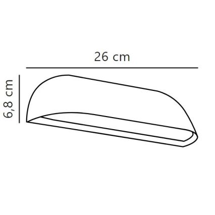 Nordlux - Aplique LED para exterior FRONT LED/9,5W/230V IP44
