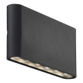 Nordlux - Aplique LED para exterior KINVER LED/8,5W/230V IP54 negro