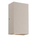 Nordlux - Aplique LED para exterior ROLD LED/10,5W/230V 3000K IP54 color crema