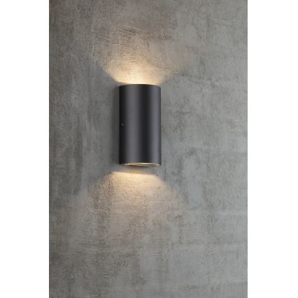 Nordlux - Aplique LED para exterior ROLD LED/10,5W/230V 3000K IP54 negro