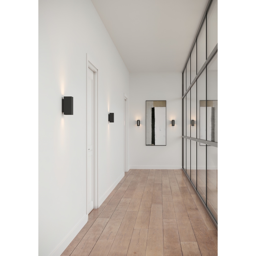 Nordlux - Aplique LED regulable CURTIZ 2xLED/4,5W/230V negro