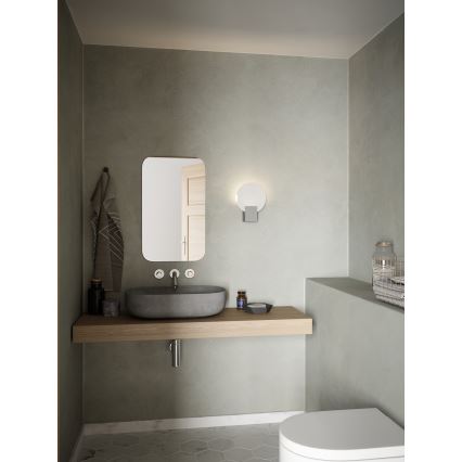 Nordlux - Aplique LED regulable para baño HESTER LED/9,5W/230V IP44 blanco