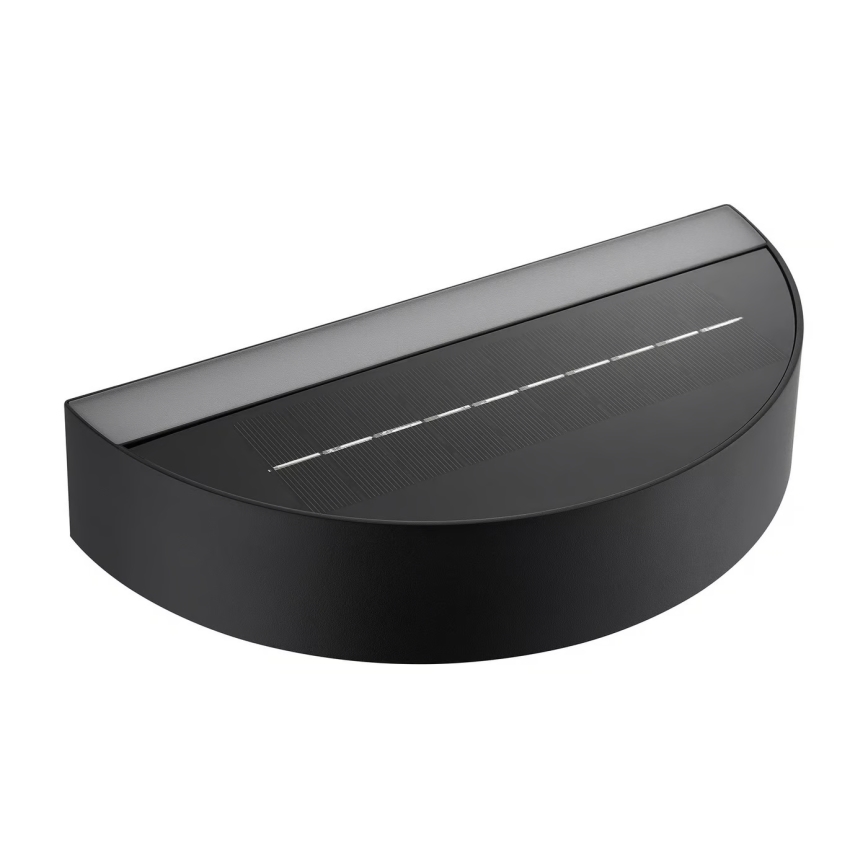Nordlux - Aplique LED solar con sensor MONAY LED/5W/5V 3000K IP44 2000 mAh negro