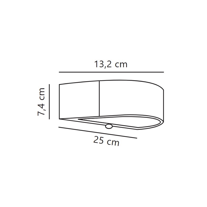 Nordlux - Aplique LED solar con sensor MONAY LED/5W/5V 3000K IP44 2000 mAh negro
