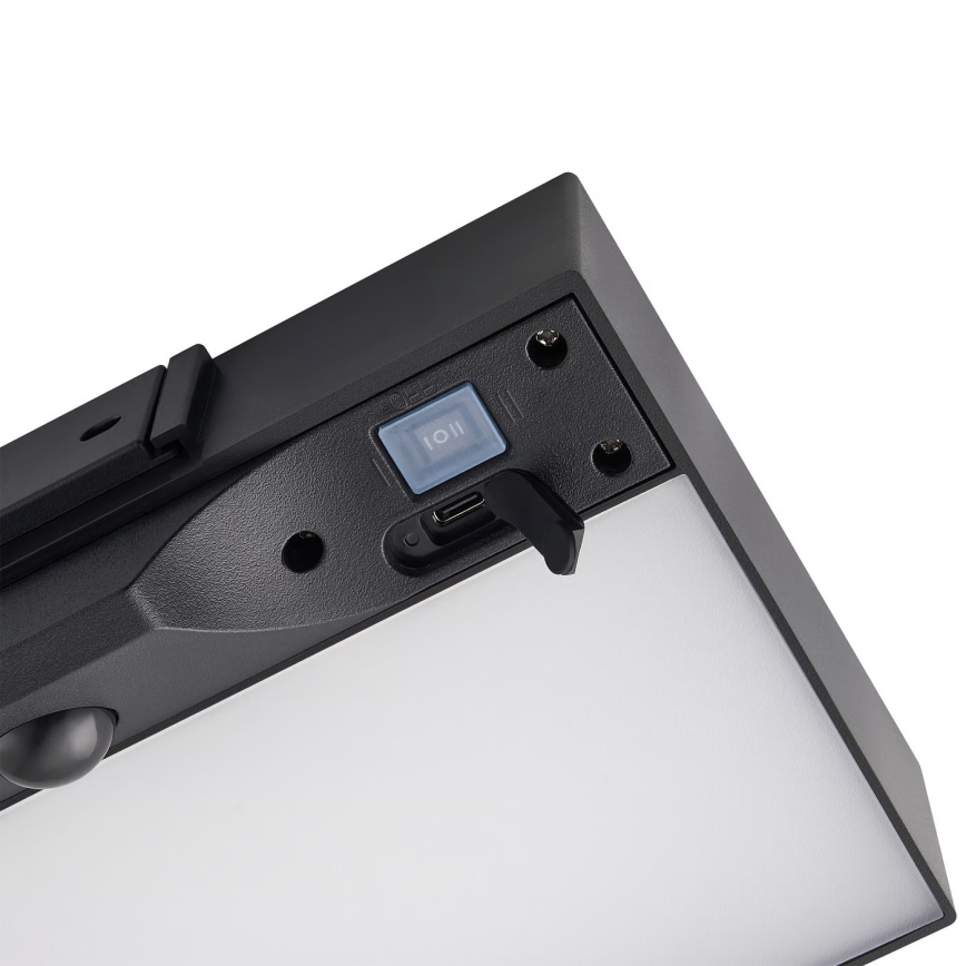 Nordlux - Aplique LED solar con sensor MONAY LED/5W/5V 3000K IP44 2000 mAh negro