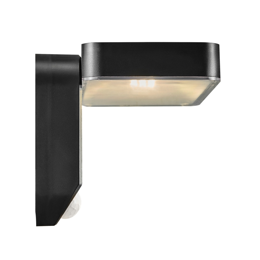 Nordlux - Aplique solar LED de pared con sensor RICA LED/5W/3,7V IP44 2200 mAh angular