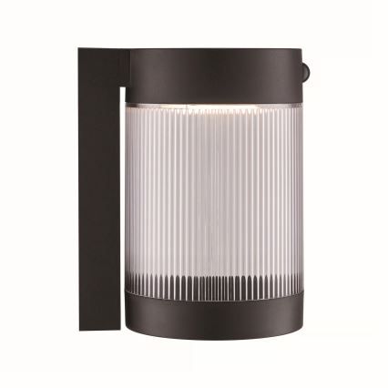 Nordlux - Aplique LED solar con sensor COUPAR LED/3,2W/5V 3000K IP44 1800 mAh negro