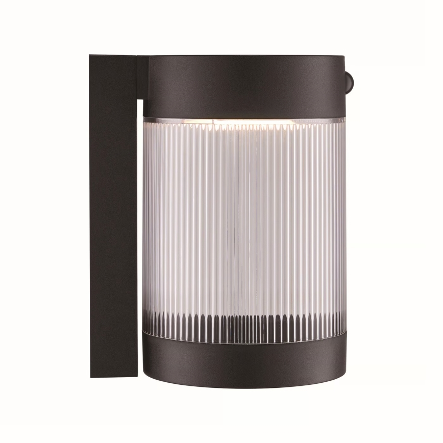 Nordlux - Aplique LED solar con sensor COUPAR LED/3,2W/5V 3000K IP44 1800 mAh negro