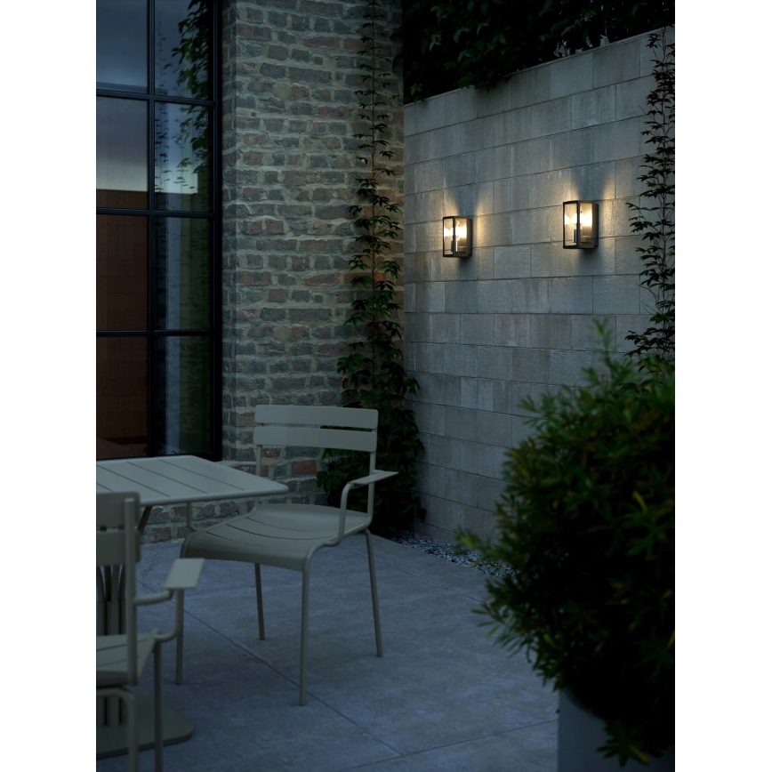 Nordlux - Aplique mural exterior LUCHY 1xE27/10W/230V IP44