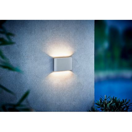 Nordlux - Aplique mural LED para exterior KINVER LED/8,5W/230V IP54 blanco