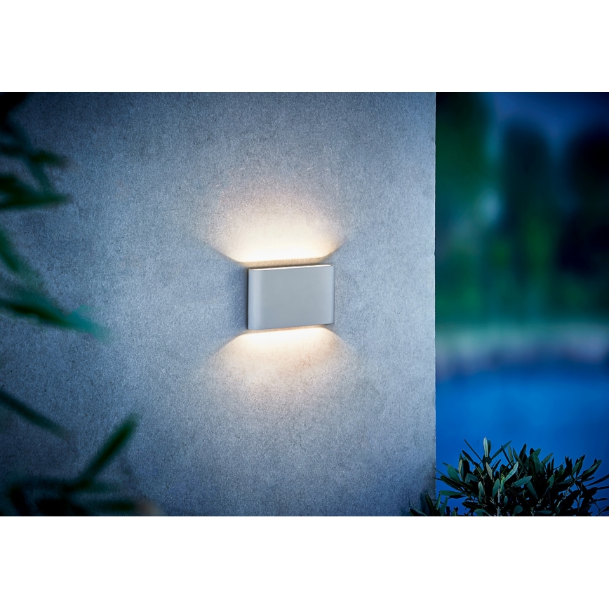 Nordlux - Aplique mural LED para exterior KINVER LED/8,5W/230V IP54 blanco