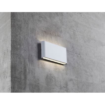 Nordlux - Aplique mural LED para exterior KINVER LED/8,5W/230V IP54 blanco