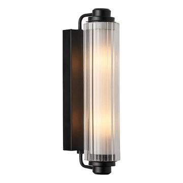 Nordlux - Aplique para espejo de baño NIMAL 2xE14/25W/230V IP44 negro