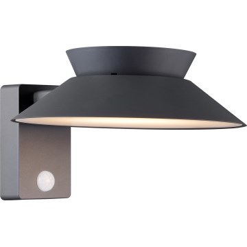 Nordlux - Aplique solar de pared con sensor JUSTINA LED/5W/3,7V IP44 1800 mAh
