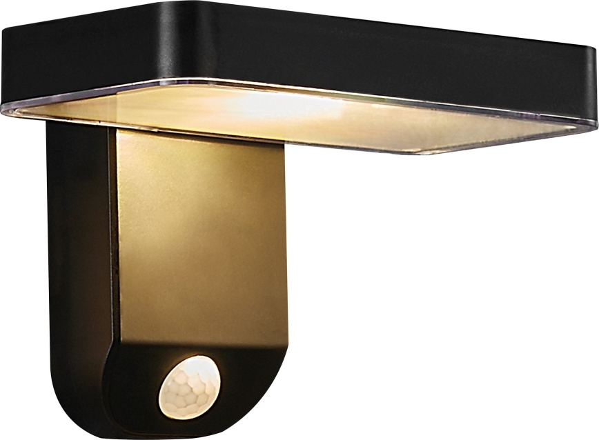 Nordlux - Aplique solar LED de pared con sensor RICA LED/5W/3,7V IP44 2200 mAh angular