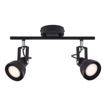 Nordlux - Foco ASLAK 2xGU10/35W/230V negro