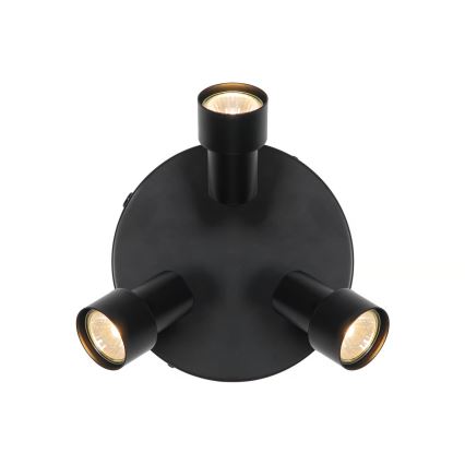 Nordlux - Foco BOSTON 3xGU10/5W/230V negro