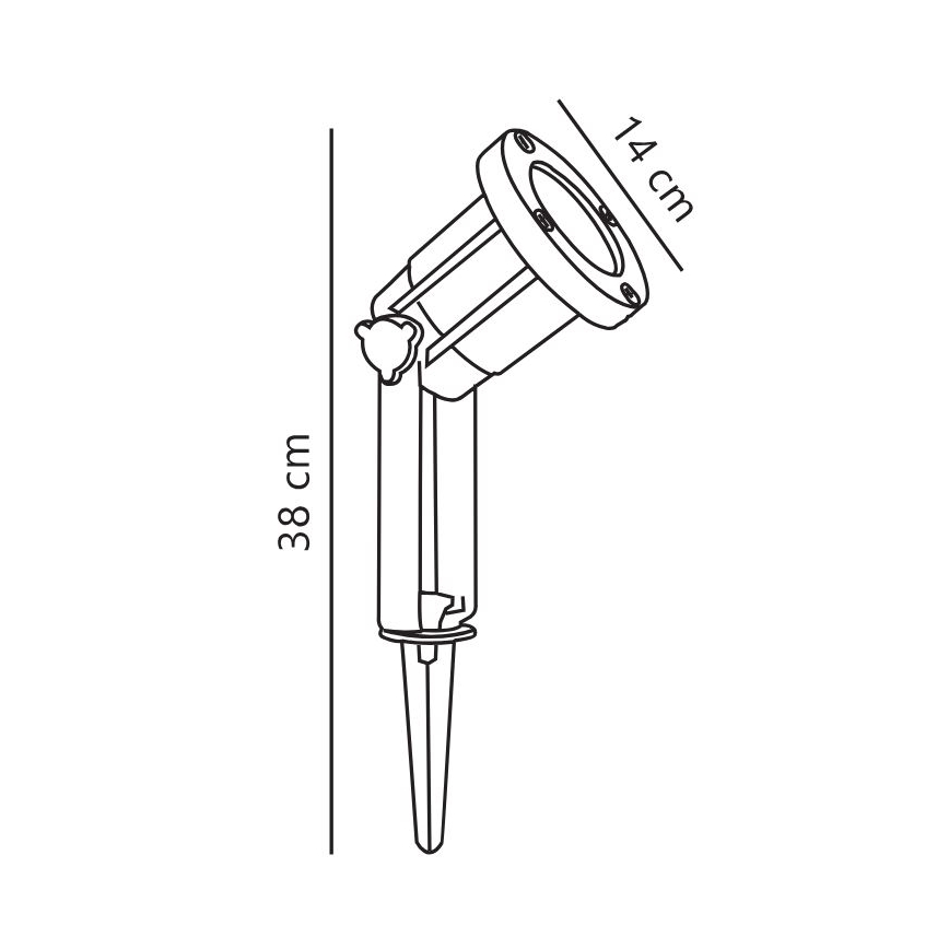 Nordlux - Foco de exterior SPOTLIGHT 1xGU10/35W/230V IP54