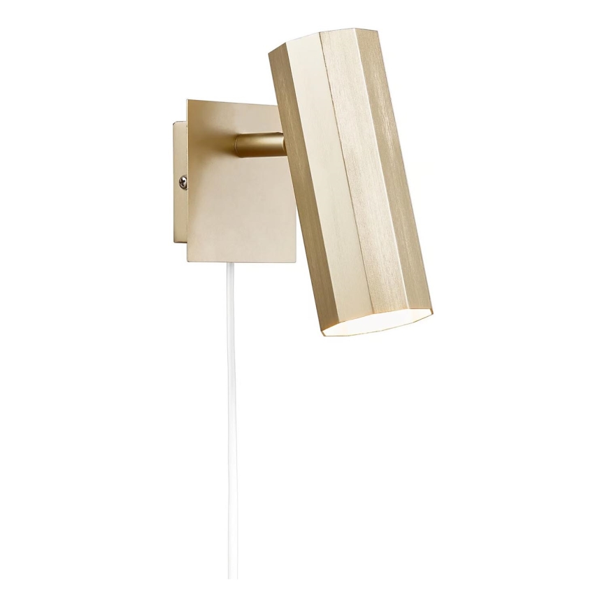 Nordlux - Foco de pared ALANIS 1xGU10/15W/230V dorado