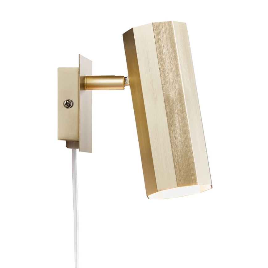 Nordlux - Foco de pared ALANIS 1xGU10/15W/230V dorado