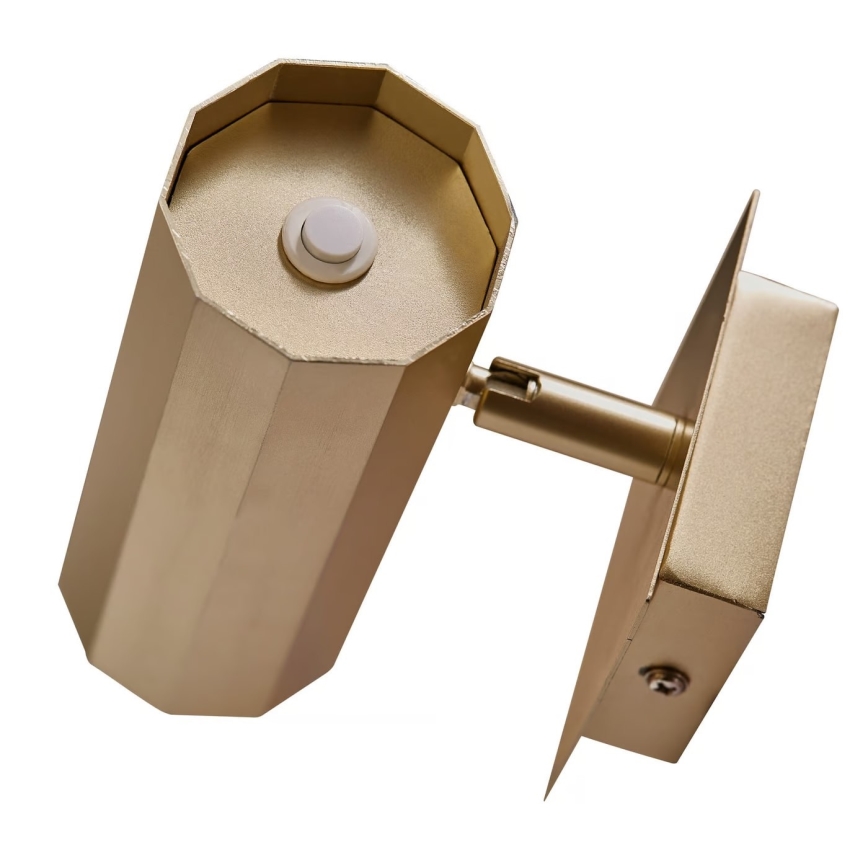 Nordlux - Foco de pared ALANIS 1xGU10/15W/230V dorado