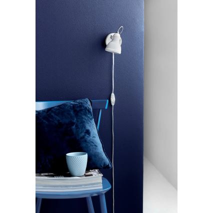 Nordlux - Foco de pared ASLAK 1xGU10/35W/230V blanco
