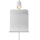 Nordlux - Foco de pared con estante y USB ROOMI 1xGU10/8W/230V blanco