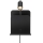 Nordlux - Foco de pared con estante y USB ROOMI 1xGU10/8W/230V negro