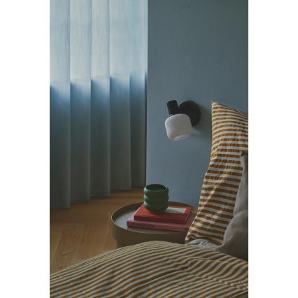 Nordlux - Foco de pared MILFORD 1xE14/10W/230V negro