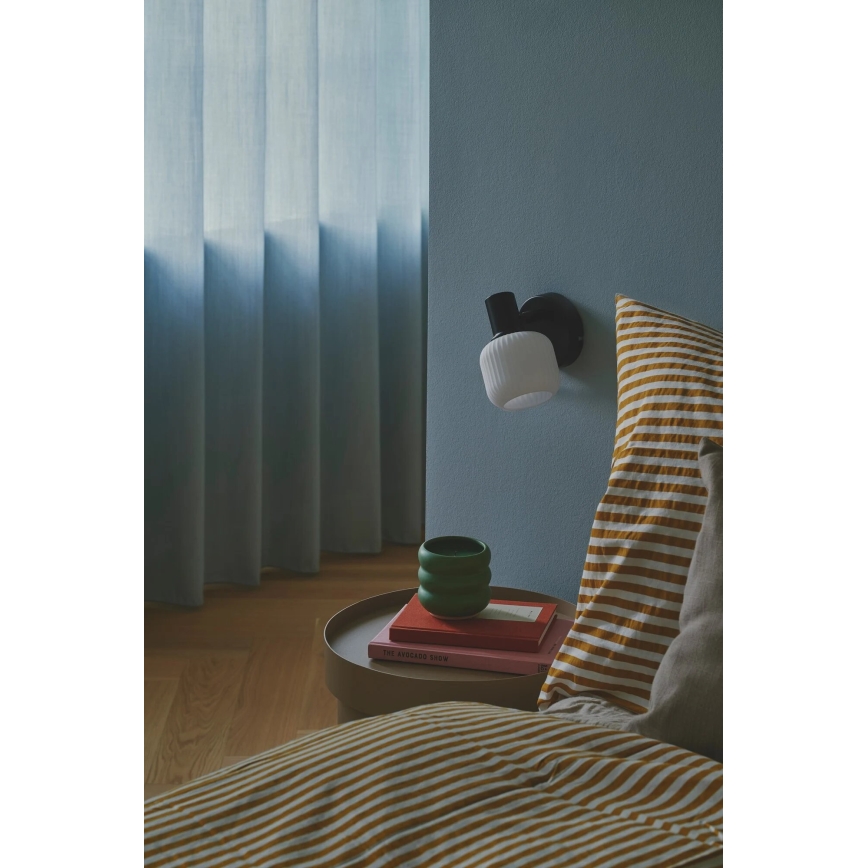 Nordlux - Foco de pared MILFORD 1xE14/10W/230V negro