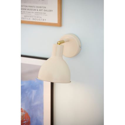 Nordlux - Foco de pared POP 1xE27/18W/230V beige