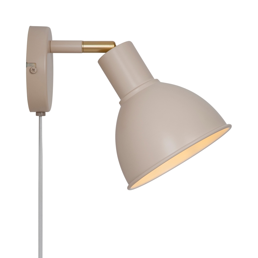 Nordlux - Foco de pared POP 1xE27/18W/230V beige