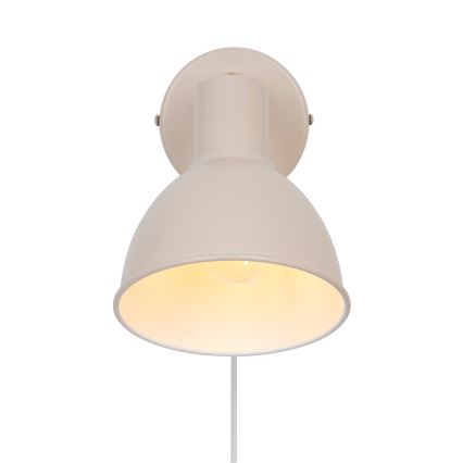 Nordlux - Foco de pared POP 1xE27/18W/230V beige