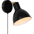 Nordlux - Foco de pared POP 1xE27/18W/230V negro/dorado