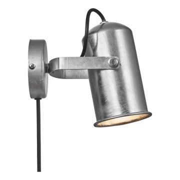 Nordlux - Foco de pared PORTER 1xE27/60W/230V cromo mate