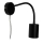 Nordlux - Foco flexible de pared EXPLORE 1xGU10/7W/230V negro