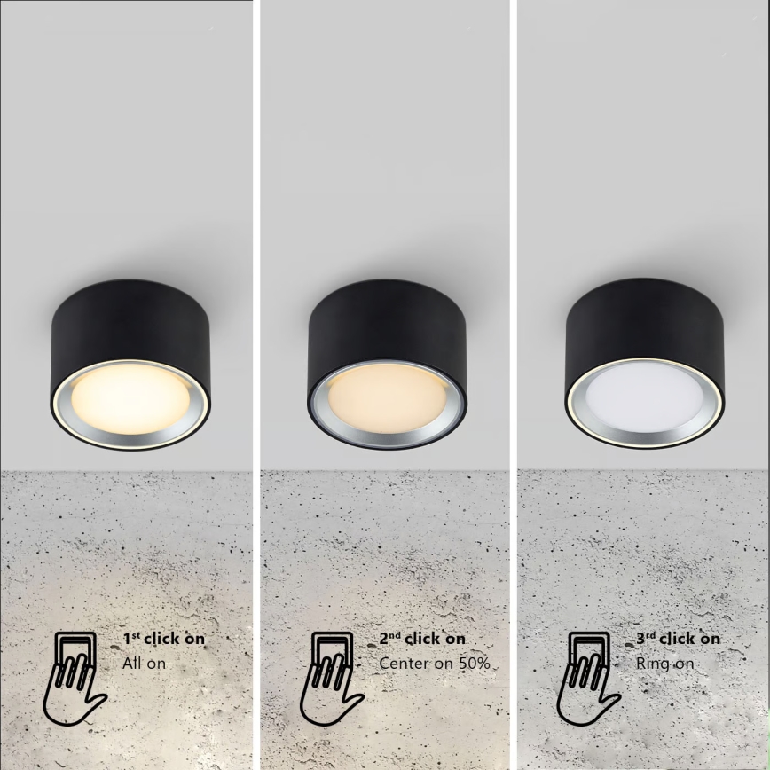 Nordlux - Foco LED FALLON LED/5,5W/230V negro