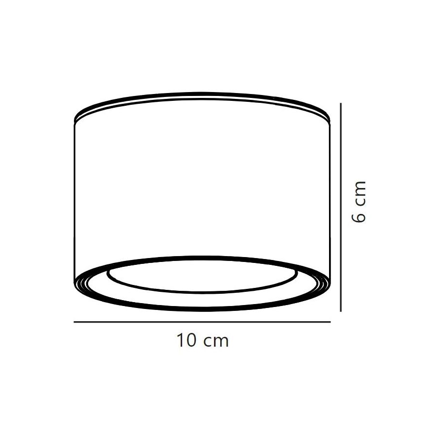Nordlux - Foco LED FALLON LED/5,5W/230V negro