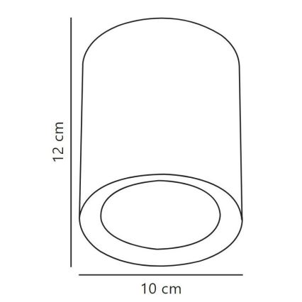 Nordlux - Foco LED FALLON LONG LED/5,5W/230V blanco