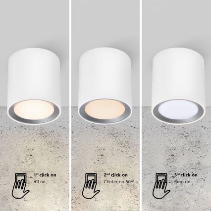 Nordlux - Foco LED regulable para baño LANDON LED/6,5W/230V IP44 blanco