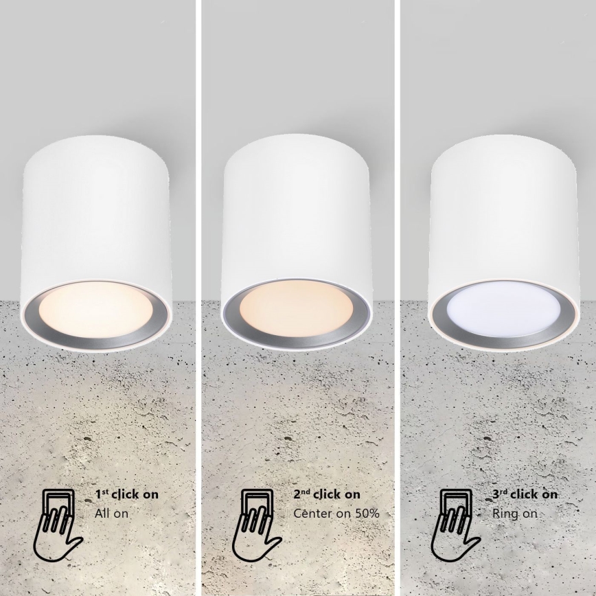 Nordlux - Foco LED regulable para baño LANDON LED/6,5W/230V IP44 blanco
