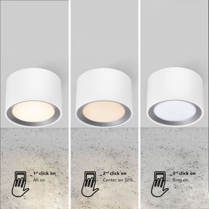 Nordlux - Foco LED regulable para baño LANDON LED/6,5W/230V IP44 blanco