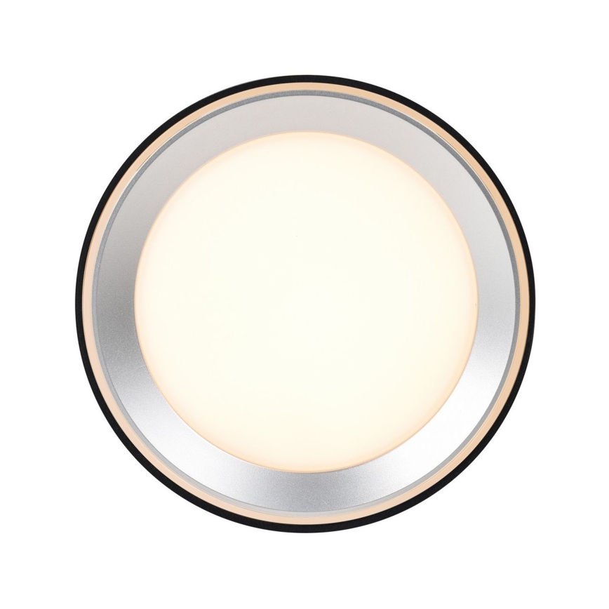 Nordlux - Foco empotrable LED regulable para baño LANDON LED/6,5W/230V IP44 negro