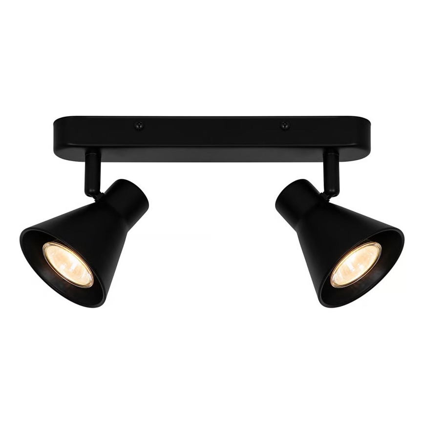 Nordlux - Foco orientable EIK 2xGU10/35W/230V negro