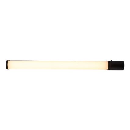 Nordlux - Iluminación LED para espejo de baño con toma de corriente integrada MALAIKA LED/15W/230V IP44 68,4 cm negro