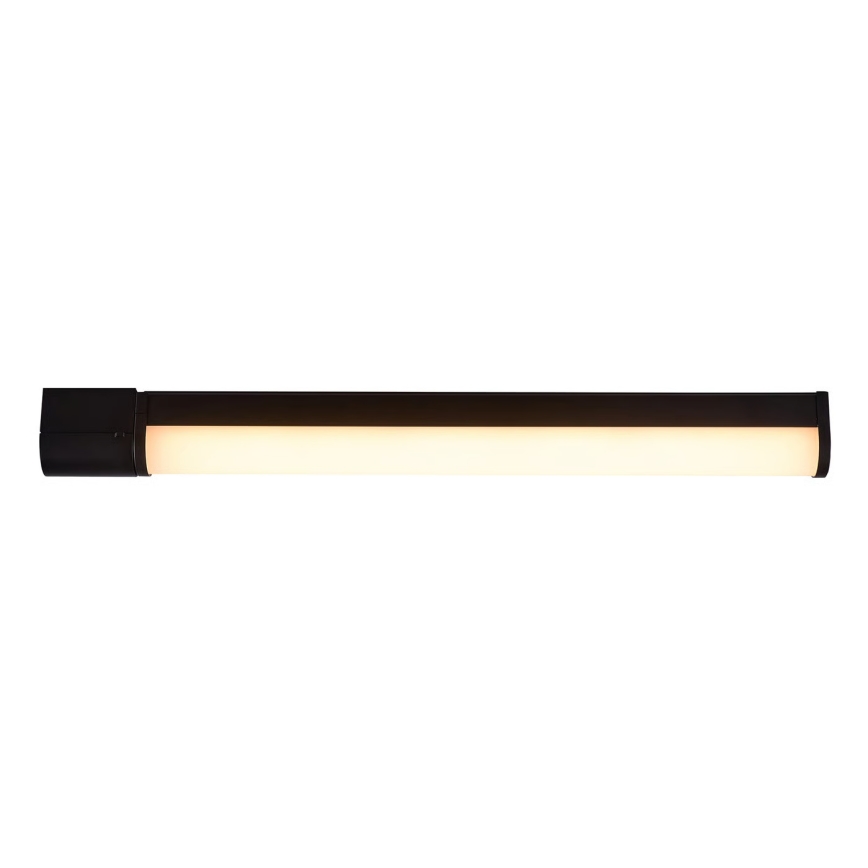 Nordlux - Iluminación LED para espejo de baño con toma de corriente integrada MALAIKA LED/15W/230V IP44 68,4 cm negro