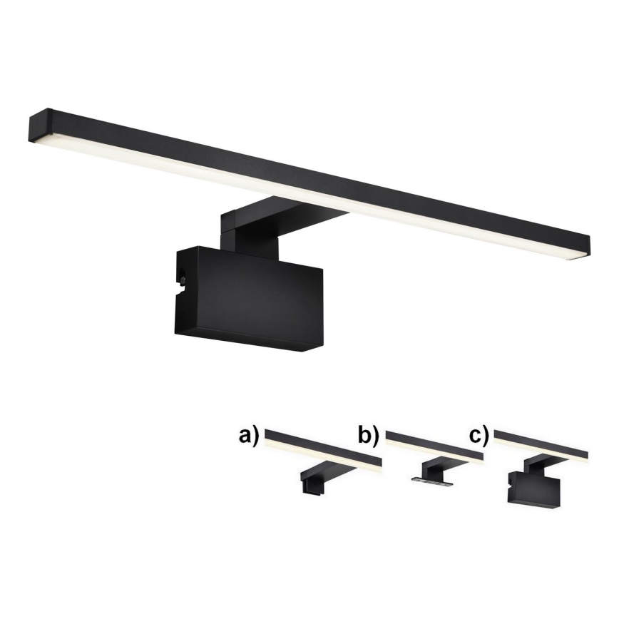 Nordlux - Iluminación LED para espejos de baño MARLEE LED/8,9W/230V IP44 4000K 50 cm negro